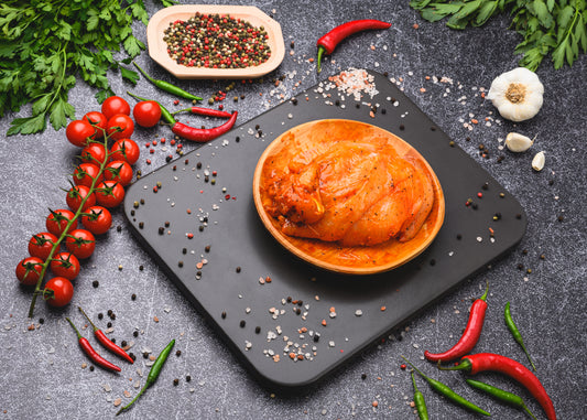 Piept de pui feliat marinat
