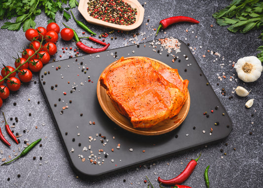 Cotlet marinat feliat de porc