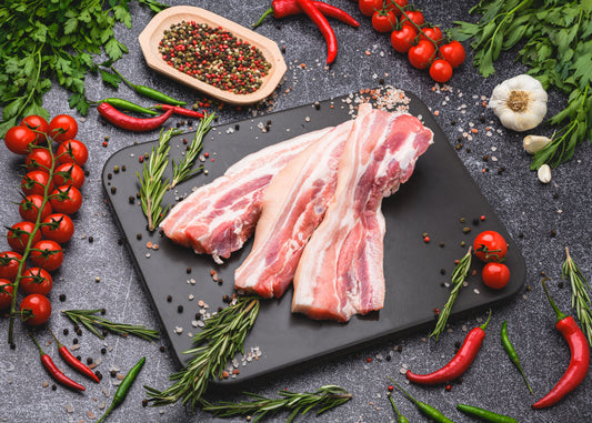Curelușe de porc feliate